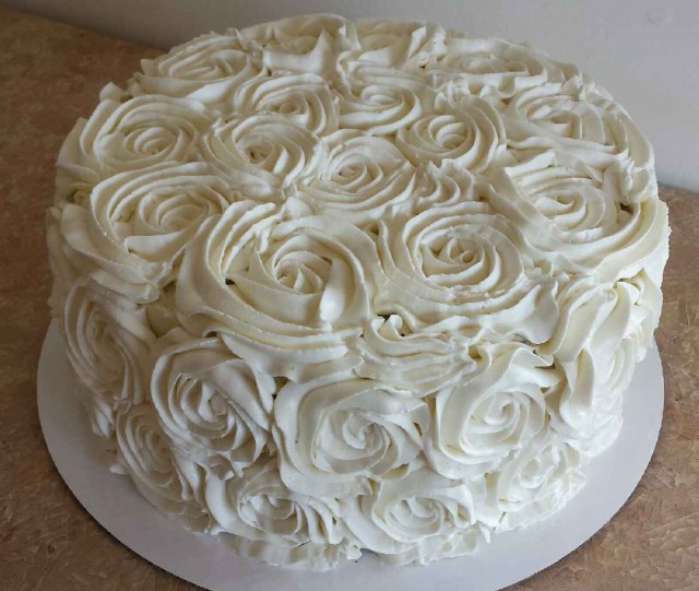 Rose Swirl Cake